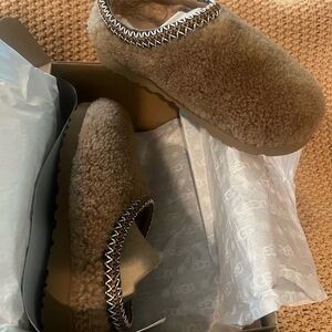 UGG Women's Brown Sheepskin Slippers